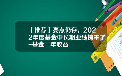 【推薦】亮點仍存，2022年度基金中長期業勣榜來了-基金一年收益