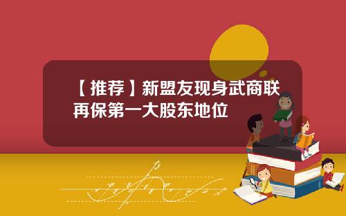 【推荐】新盟友现身武商联再保第一大股东地位