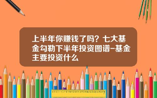 上半年你賺錢了嗎？七大基金勾勒下半年投資圖譜-基金主要投資什麽