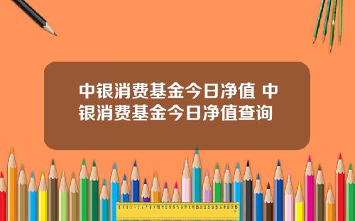 中銀消費基金今日淨值 中銀消費基金今日淨值查詢