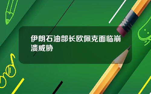 伊朗石油部长欧佩克面临崩溃威胁