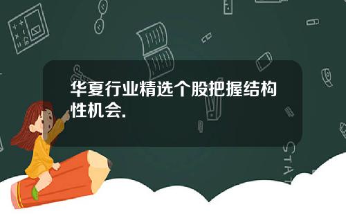 华夏行业精选个股把握结构性机会.