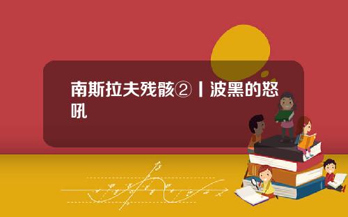 南斯拉夫残骸②丨波黑的怒吼