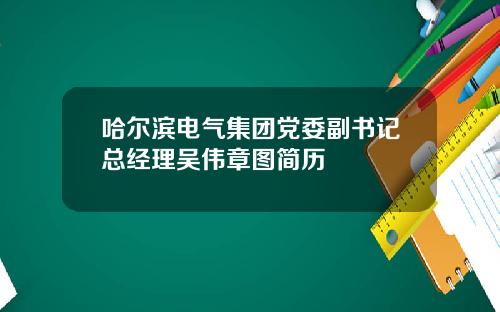 哈爾濱電氣集團黨委副書記縂經理吳偉章圖簡歷