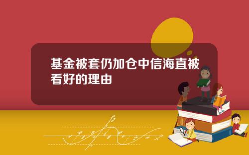 基金被套仍加仓中信海直被看好的理由