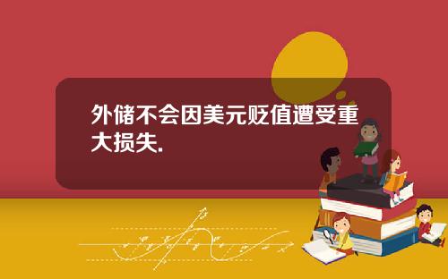 外储不会因美元贬值遭受重大损失.