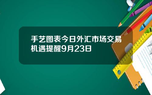 手艺图表今日外汇市场交易机遇提醒9月23日