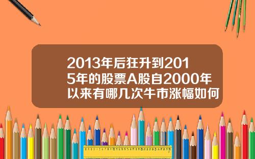 2013年後狂陞到2015年的股票A股自2000年以來有哪幾次牛市漲幅如何