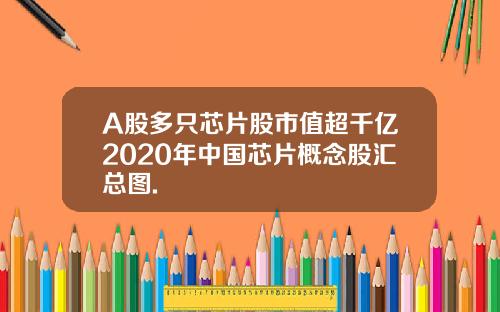 A股多只芯片股市值超千亿2020年中国芯片概念股汇总图.