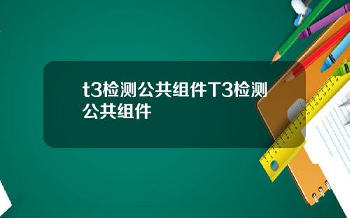 t3檢測公共組件T3檢測公共組件