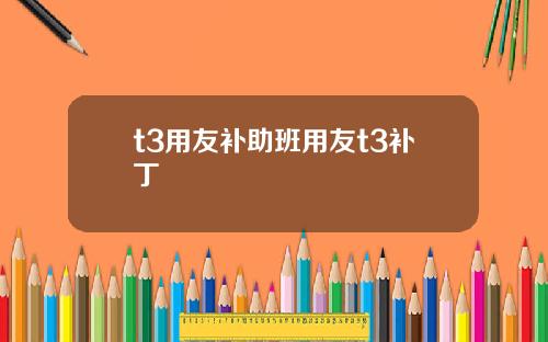 t3用友補助班用友t3補丁