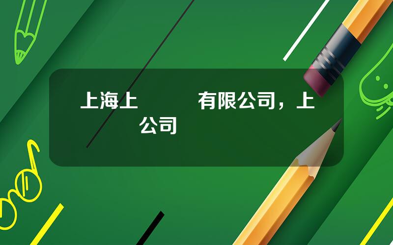 上海上電電機有限公司，上電電機公司經營範圍