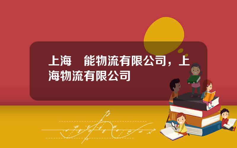 上海國能物流有限公司，上海物流有限公司