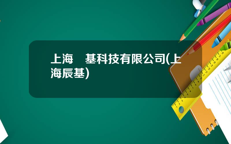 上海業基科技有限公司(上海辰基)