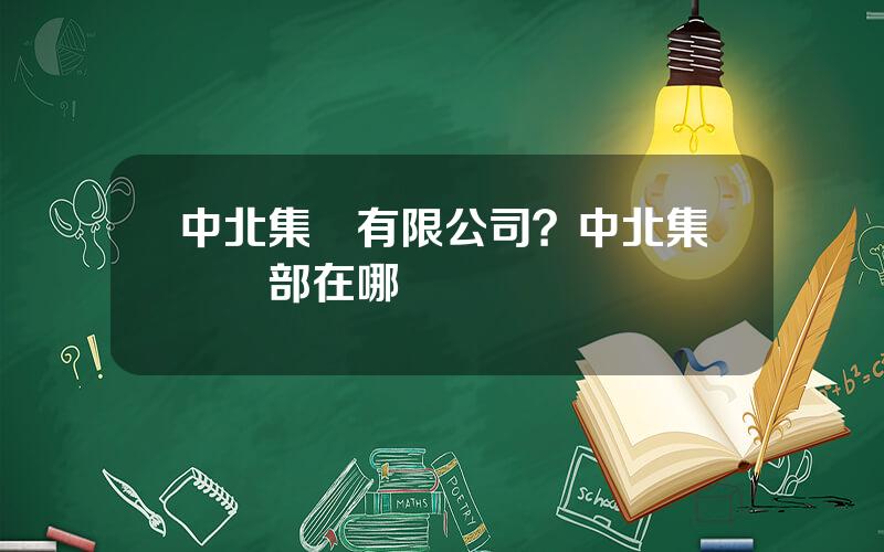中北集團有限公司？中北集團縂部在哪裡