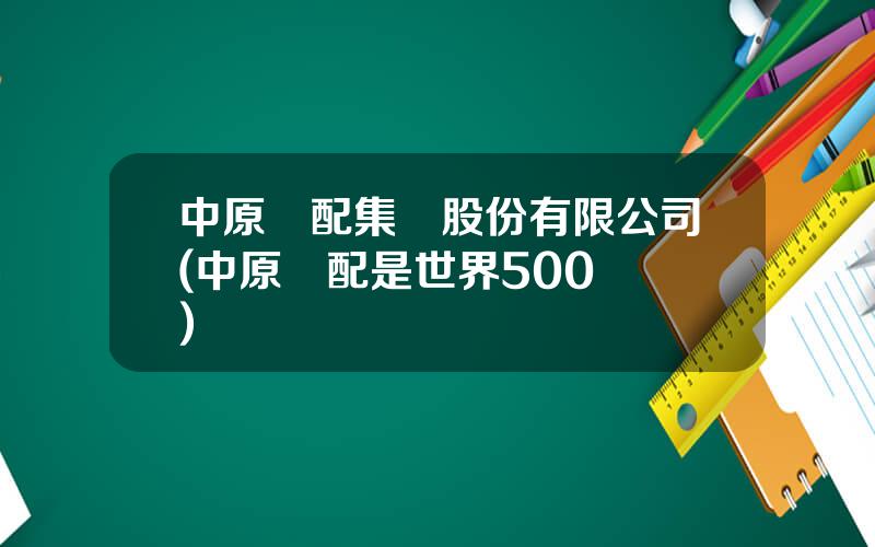 中原內配集團股份有限公司(中原內配是世界500強嗎)
