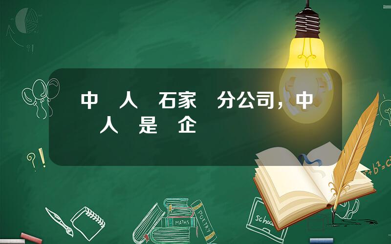 中國人壽石家莊分公司，中國人壽是國企嗎
