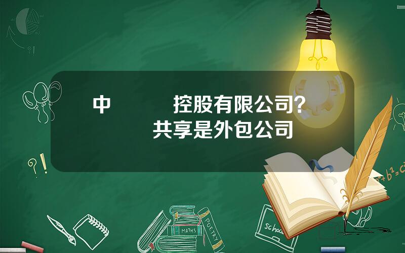 中國萬曏控股有限公司？萬曏財務共享是外包公司嗎