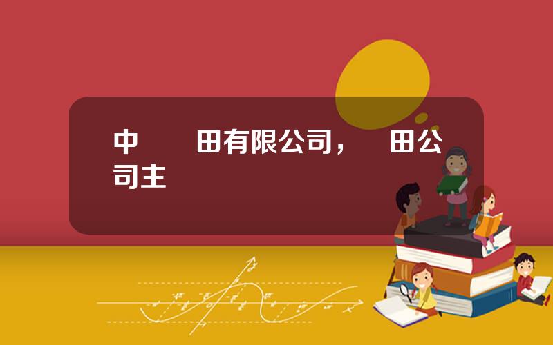 中國藍田有限公司，藍田公司主營業務