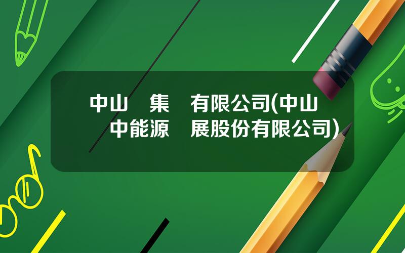 中山興集團有限公司(中山興中能源發展股份有限公司)
