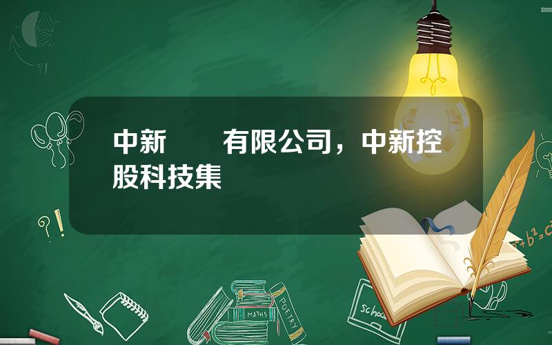 中新實業有限公司，中新控股科技集團