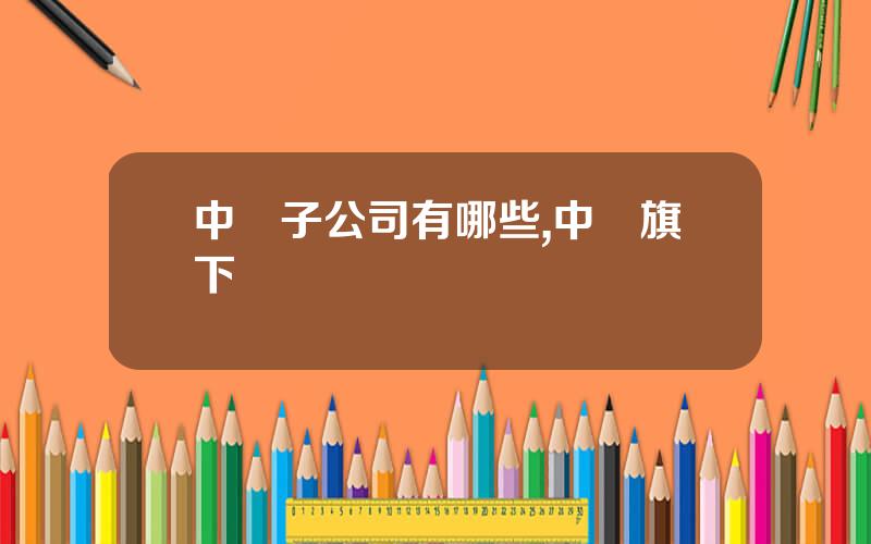 中興子公司有哪些,中興旗下