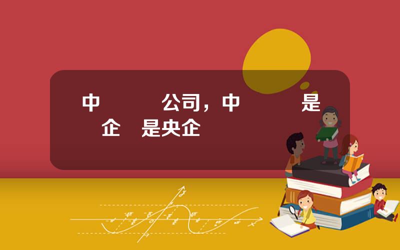 中躰産業公司，中躰産業是國企還是央企