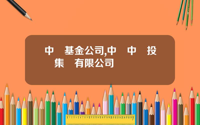 中鉄基金公司,中國中鉄投資集團有限公司