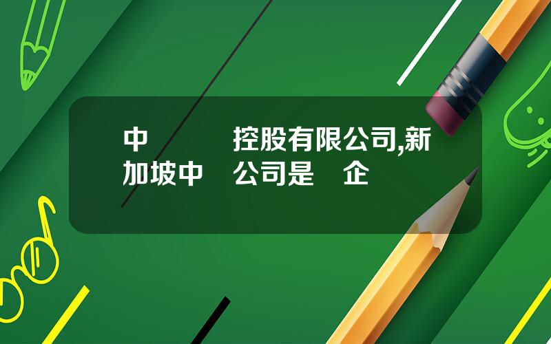 中銀國際控股有限公司,新加坡中銀公司是國企嗎