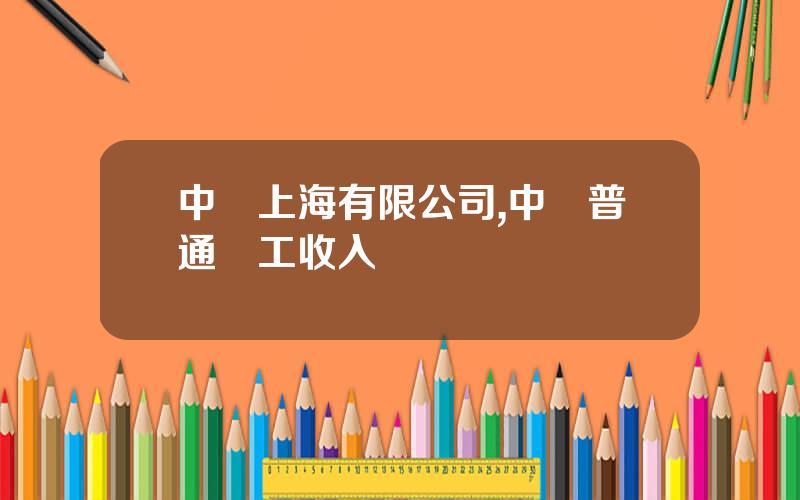 中鋁上海有限公司,中鋁普通職工收入