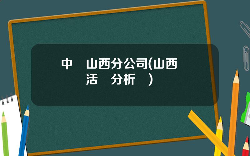 中鋁山西分公司(山西鋁業經濟活動分析會)