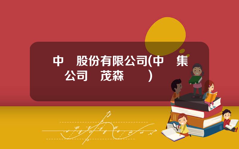中鋁股份有限公司(中鋁集團公司吳茂森簡歷)