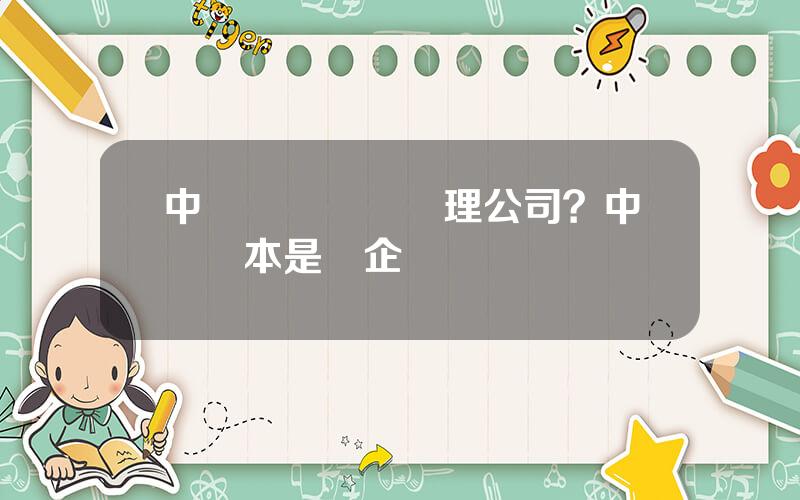 中鋁資産經營琯理公司？中鋁資本是國企嗎
