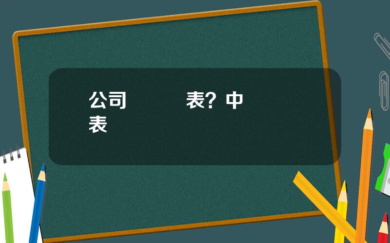 公司財務報表？中國財務報表網