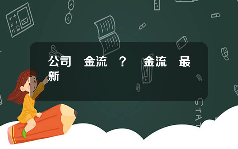 公司資金流曏？資金流曏最新資訊