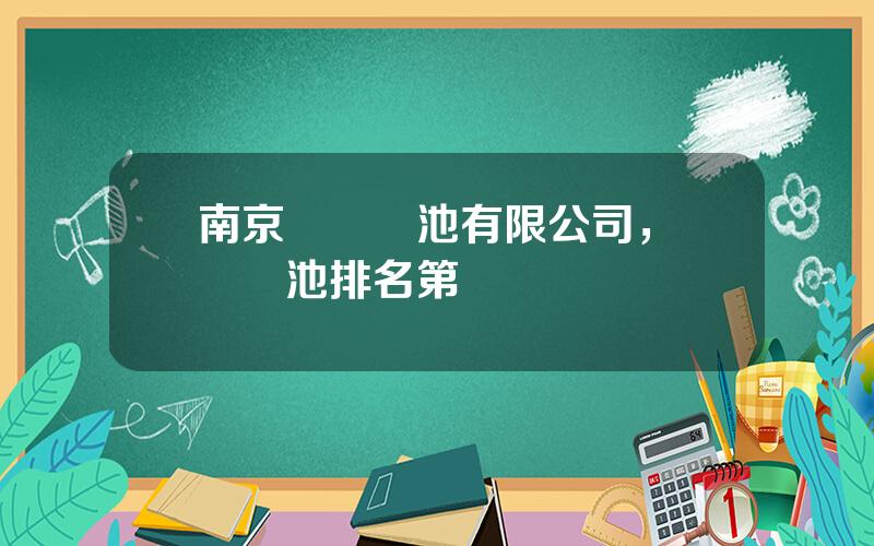 南京國軒電池有限公司，國軒電池排名第幾