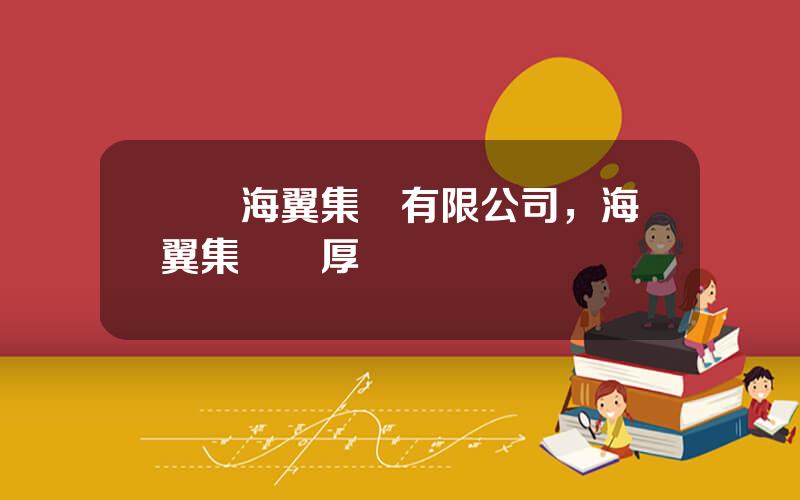 廈門海翼集團有限公司，海翼集團葉厚飛簡歷